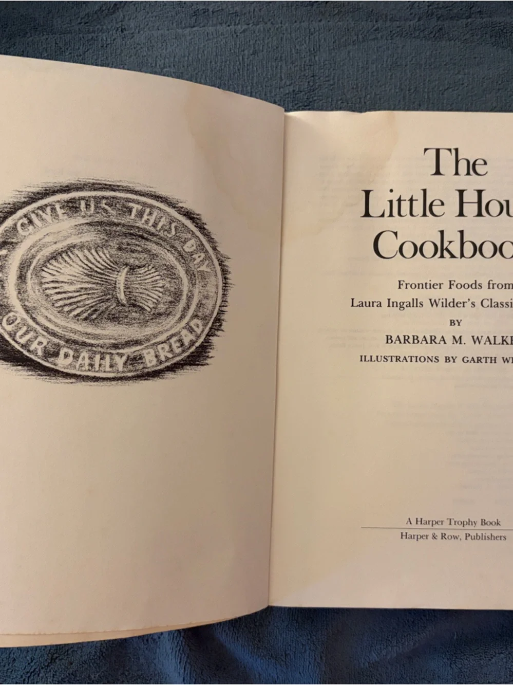 The Little House Cookbook by Barbara M. Walker - vintage